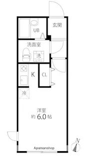 BRANCHE中野本町【3階】の間取り