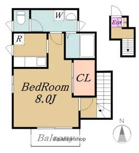 シープス【2階】の間取り