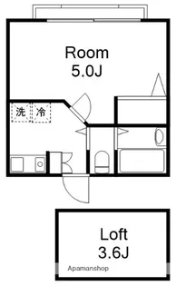 シャトー穂高【103-3号室】の間取り