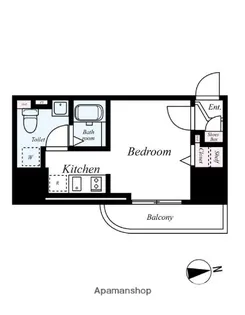 ハウスセゾン新板橋【9階】の間取り