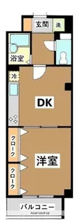 ブランニュー向山【2階】の間取り