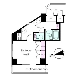 メインステージ荻窪【2階】の間取り