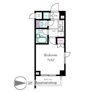 ルーブル鷺宮弐番館【2階】の間取り