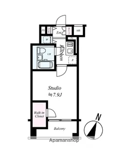 日神デュオステージ笹塚西館【7階】の間取り