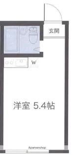 ライフピア中野坂上【102号室】の間取り