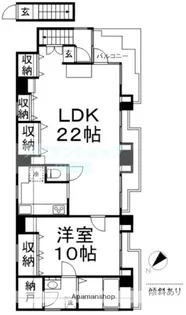 シャトー阿佐ヶ谷【3階】の間取り