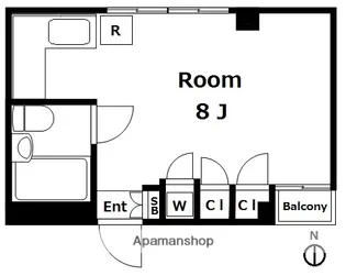 カクタス伊藤館【3階】の間取り
