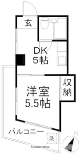 栄マンション【305号室】の間取り
