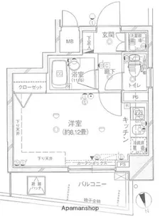 レガリアレジデンス早稲田イクス【5階】の間取り