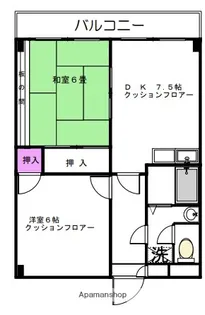 ユートピアハイム高野台【3階】の間取り