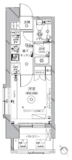 クレイシア新大塚【6階】の間取り
