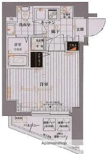 ヴァレッシア椎名町駅前シティ【3階】の間取り
