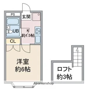 プレステージ上落合【2階】の間取り