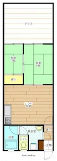 MMT若宮【1階】の間取り