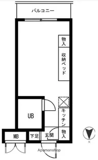 ジェイパーク高円寺【7階】の間取り
