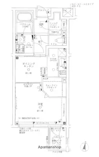 グローベル東高円寺レスティアーナ【3階】の間取り