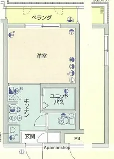 グランヴァン四谷三丁目【1階】の間取り