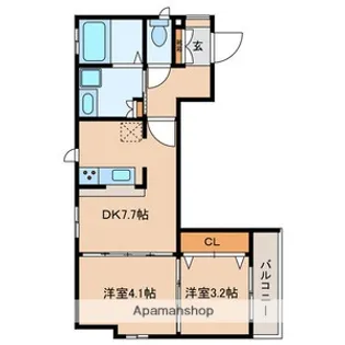 エスコート目白【2階】の間取り