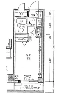 サンセール神楽坂【2階】の間取り