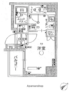 スカイコートヌーベル池袋【10階】の間取り