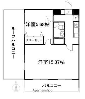 目白おとめ山テラスボックス【5階】の間取り