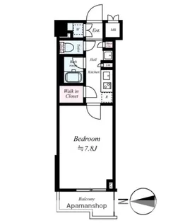 ルーブル板橋区役所前【12階】の間取り