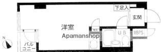 ライオンズプラザ新宿【3階】の間取り