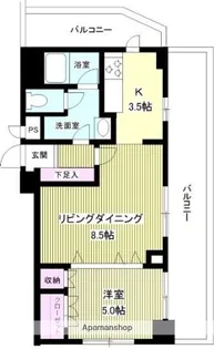 パームス鷺宮【7階】の間取り