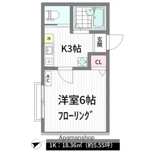 クレッシェンド【1階】の間取り