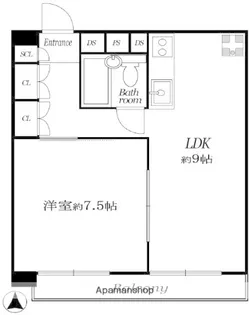 市ヶ谷春日マンション【11階】の間取り