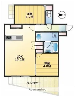 ルジェンテ新中野【8階】の間取り
