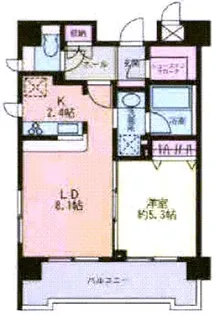 プレミアコンフォート西荻窪【5階】の間取り