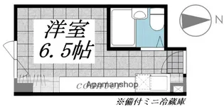 ウエストインパート18【2階】の間取り