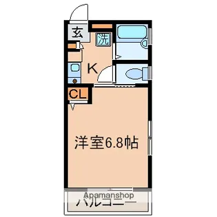 ウィステリアコンフォート【3階】の間取り