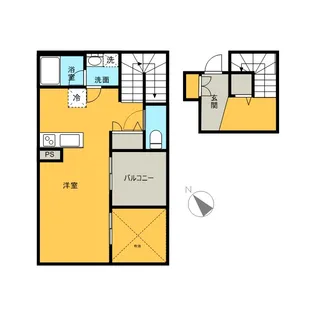 コンフォルト若宮【2階】の間取り