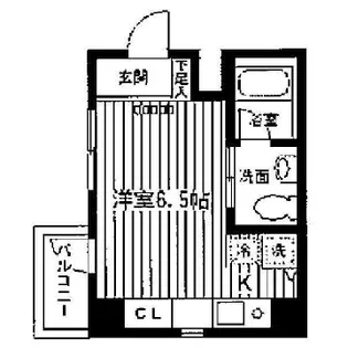 NERV西早稲田【3階】の間取り