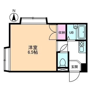 ボヌール中井【2階】の間取り