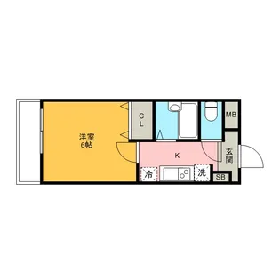 LUXS上板橋【2階】の間取り