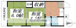 吉田荘【1階】の間取り