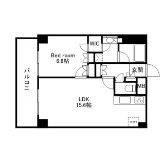 レジディア杉並方南町【7階】の間取り