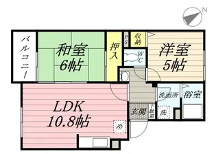メゾンドベール【3階】の間取り