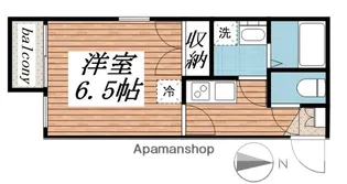 サードベルハイツ【2階】の間取り