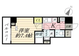 メインステージ板橋本町駅前Ⅱ【301号室号室】の間取り