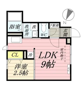 メゾン・ソレイユ【1階】の間取り