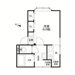 エステート早稲田【1階】の間取り