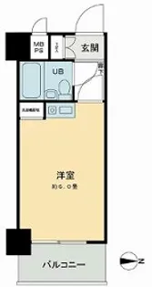 ビブレ西池【0505号室】の間取り