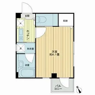 パークハイツ【2階】の間取り