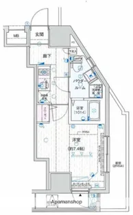 ルクシェール新宿中落合【2階】の間取り