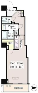 恵比寿ガーデンテラス弐番館【8階】の間取り