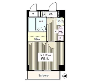 サンライズハイツⅡ【3階】の間取り